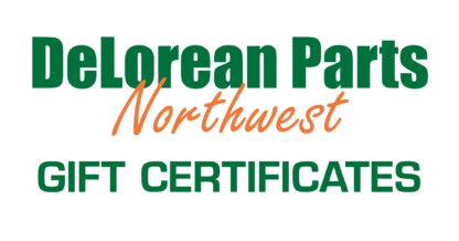 DeLorean Parts Gift Certificates Northwest Upgrades | DeLorean-Parts.com